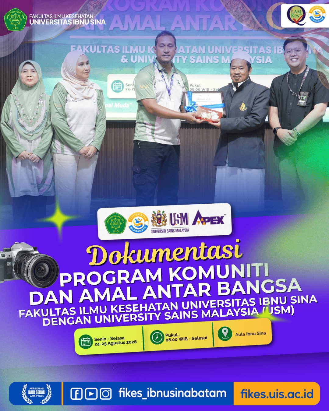 FIKes UIS dan USM Gelar Program Komuniti dan Amal Antar Bangsa